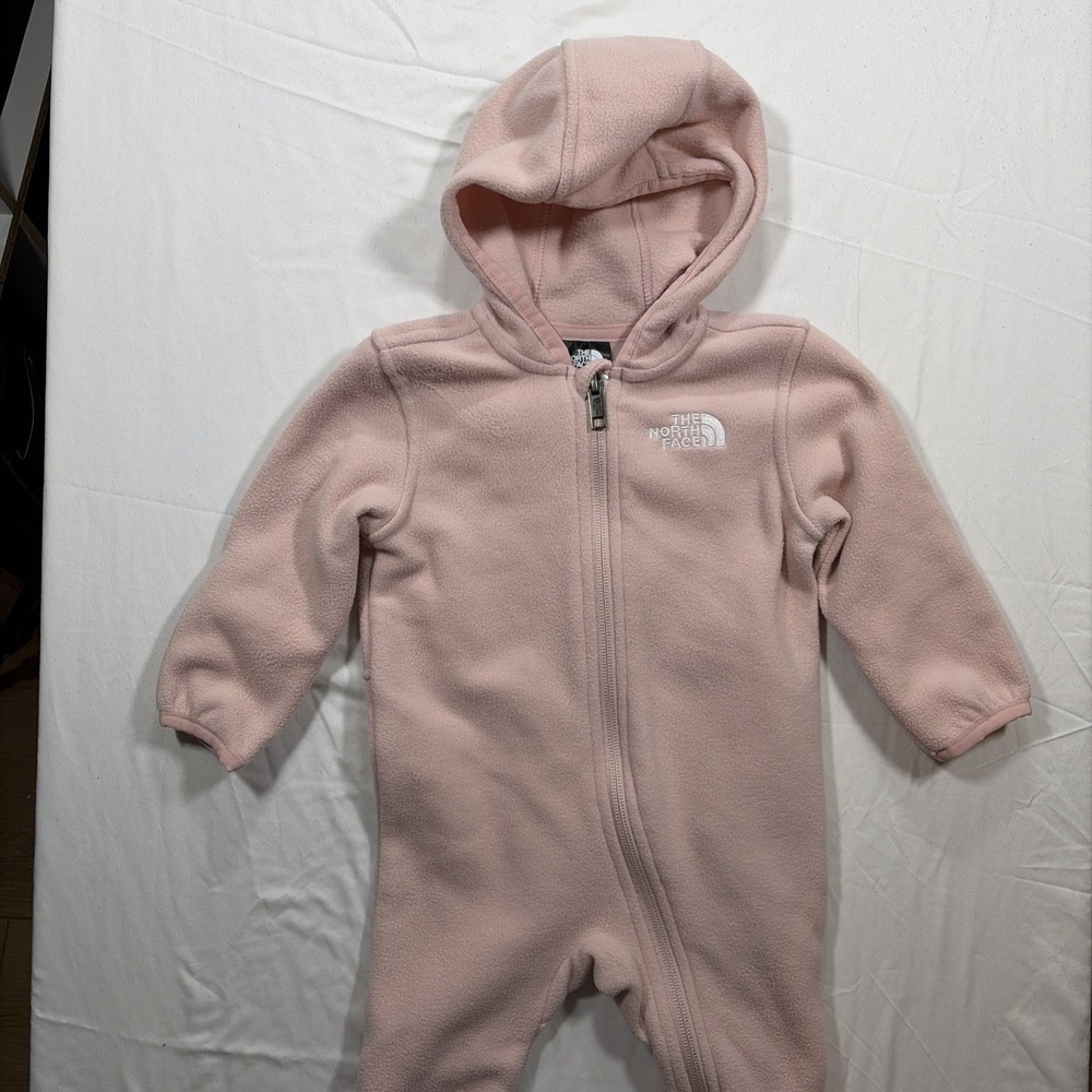 The North Face Infant Glacier One-Piece Fleece Suit Size 3-6 Months Baby Girl